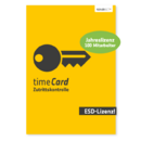 timeCard Zutrittskontrolle Jahreslizenzfür 100 Mitarbeiter
